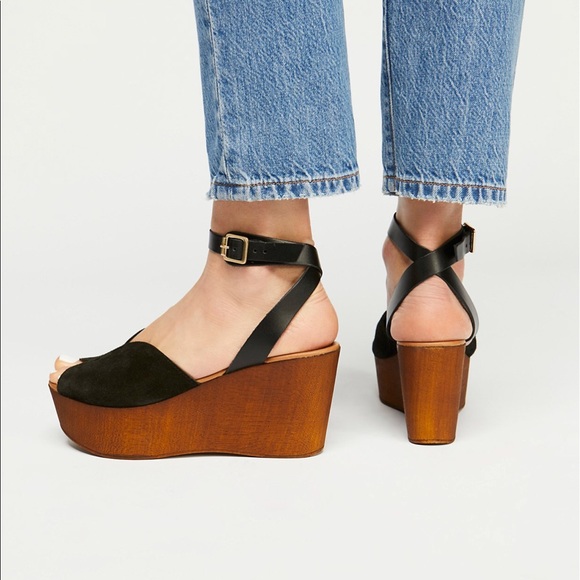 Free People On Holiday PlatForm Heels - Picture 5 of 15